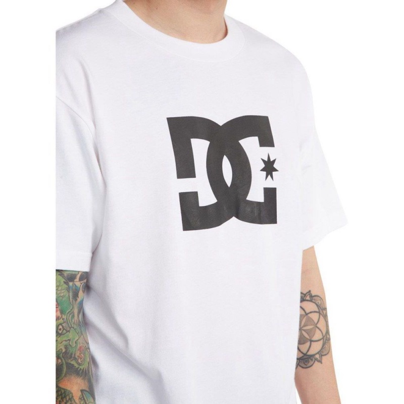 DC Shoes Star T-Shirt Heren Wit | UUD65T-375