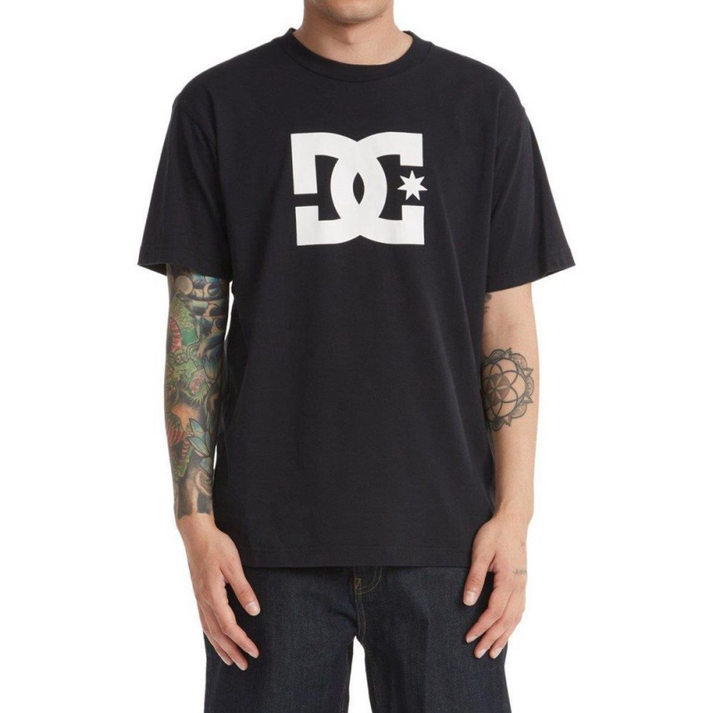 DC Shoes Star T-Shirt Heren Zwart | GUB68Z-978