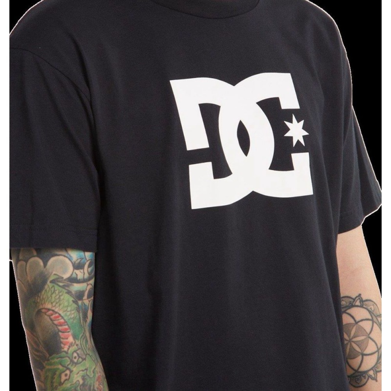 DC Shoes Star T-Shirt Heren Zwart | GUB68Z-978