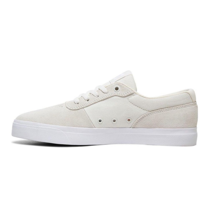 DC Shoes Switch S Suede Schoenen Heren Grijs Wit | SPU18D-674