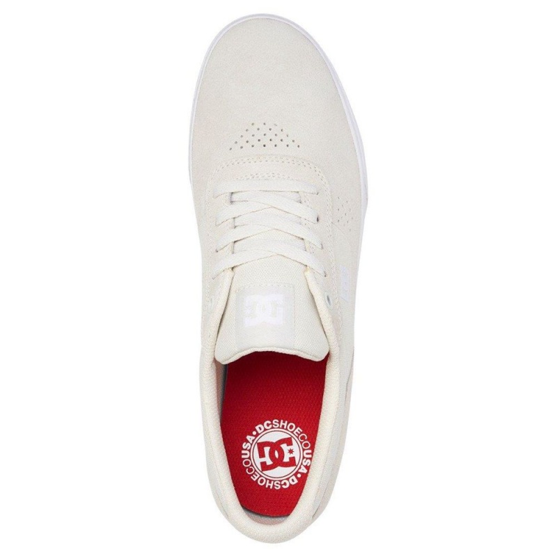 DC Shoes Switch S Suede Schoenen Heren Grijs Wit | SPU18D-674