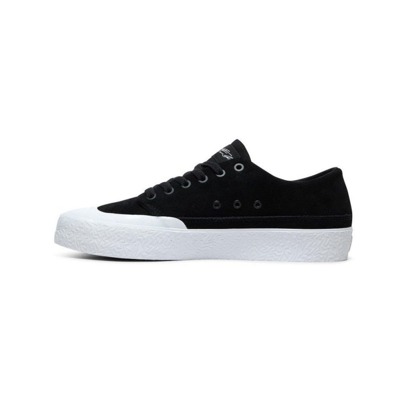 DC Shoes T-Funk S Suede Schoenen Heren Zwart Wit | PIM89O-836