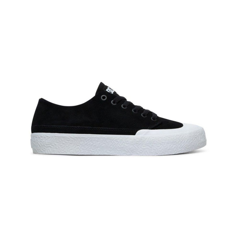 DC Shoes T-Funk S Suede Schoenen Heren Zwart Wit | PIM89O-836