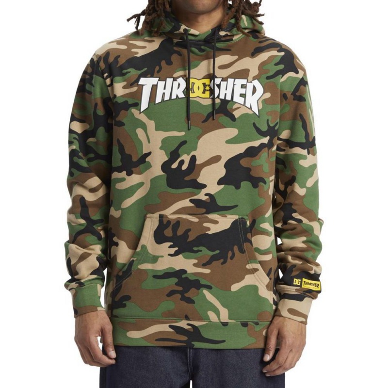 DC Shoes Thrasher PH Hoodie Heren Camo | PVK49Z-995