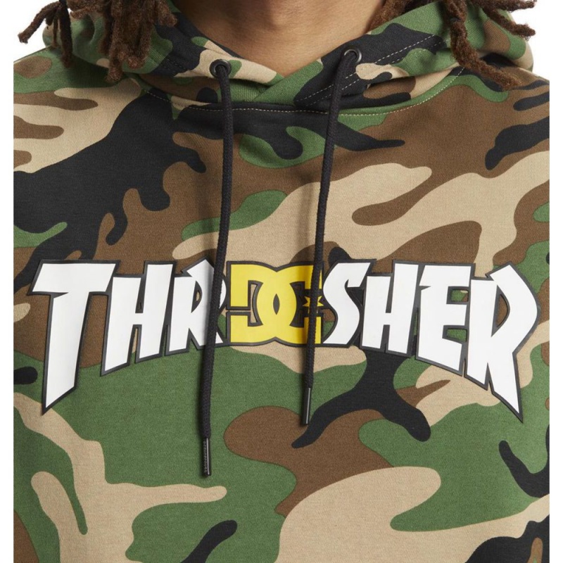 DC Shoes Thrasher PH Hoodie Heren Camo | PVK49Z-995