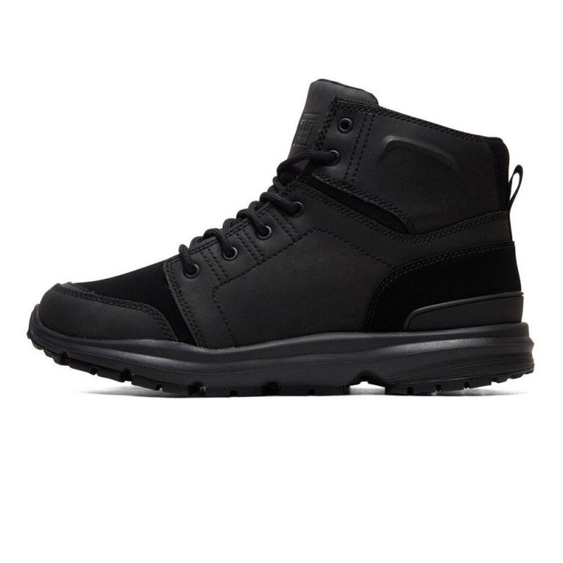 DC Shoes Torstein Leren Kanten-Up Laarzen Heren Zwart | NUM85Q-880