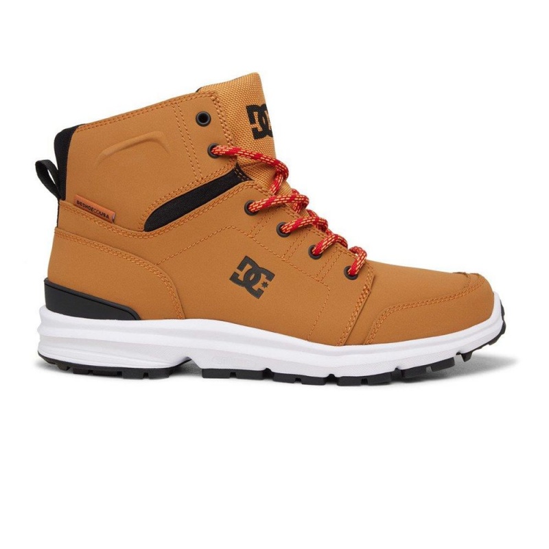 DC Shoes Torstein Leren Kanten-Up Laarzen Heren Bruin Zwart | CNE98U-916