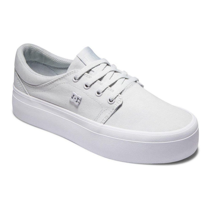 DC Shoes Trase Flatform Schoenen Dames Grijs | LQN18O-864