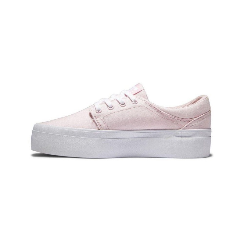 DC Shoes Trase Flatform Schoenen Dames Roze | QEY05X-067