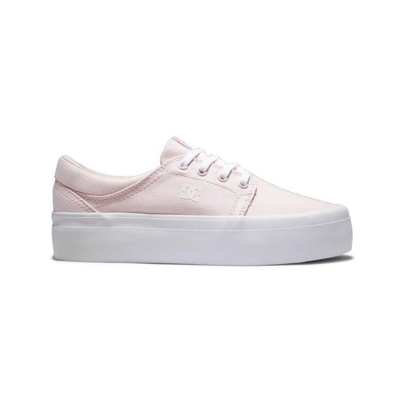 DC Shoes Trase Flatform Schoenen Dames Roze | QEY05X-067