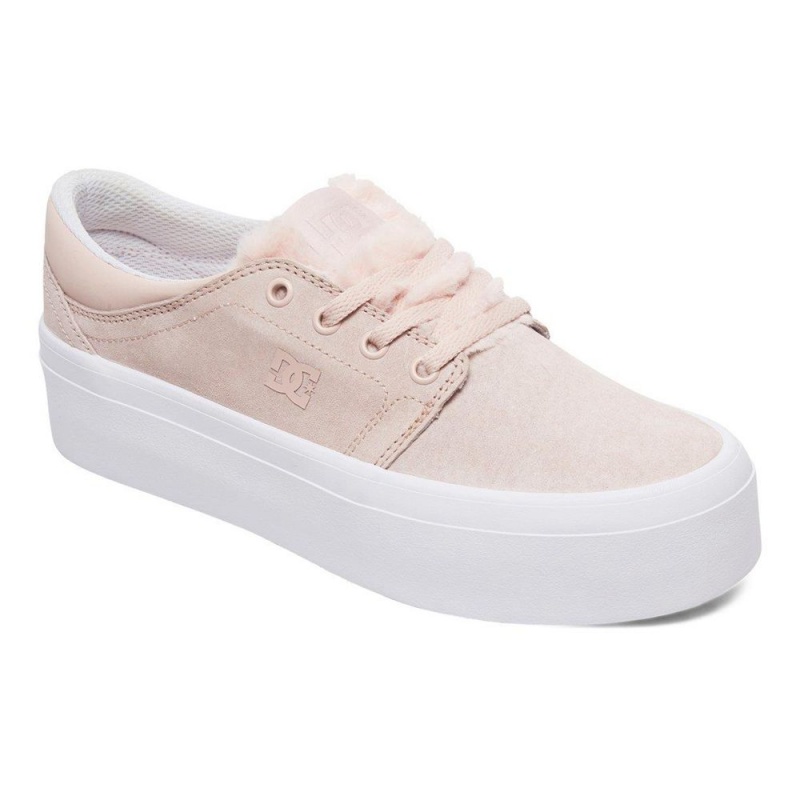 DC Shoes Trase Platform SE Schoenen Dames Roze | UYT64P-130