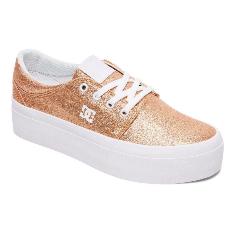 DC Shoes Trase Platform Schoenen Dames Goud | ZWV92R-158