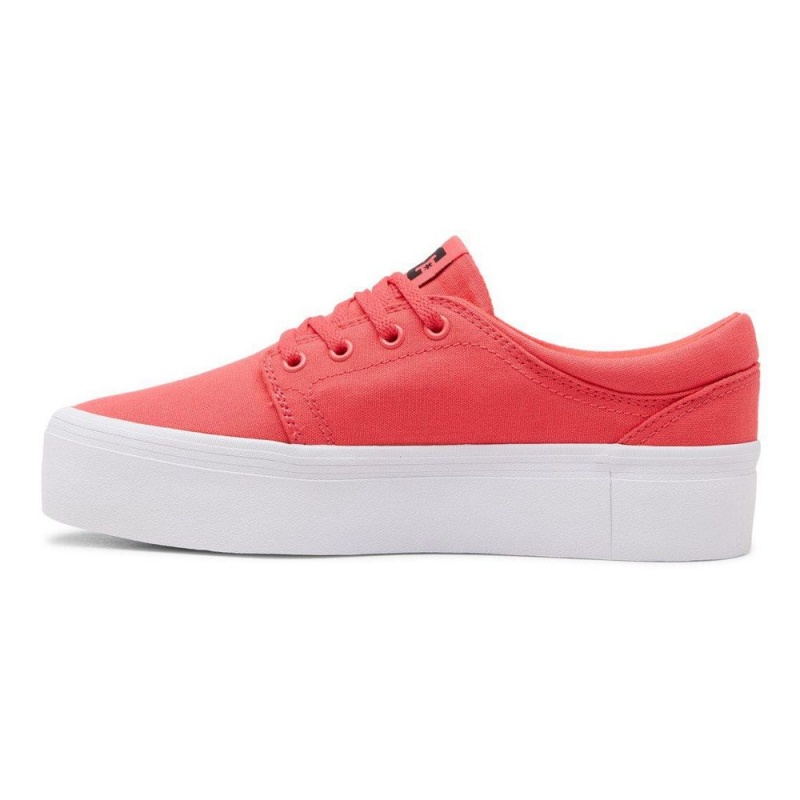 DC Shoes Trase Platform Schoenen Dames Roze Zwart | GYZ58J-297