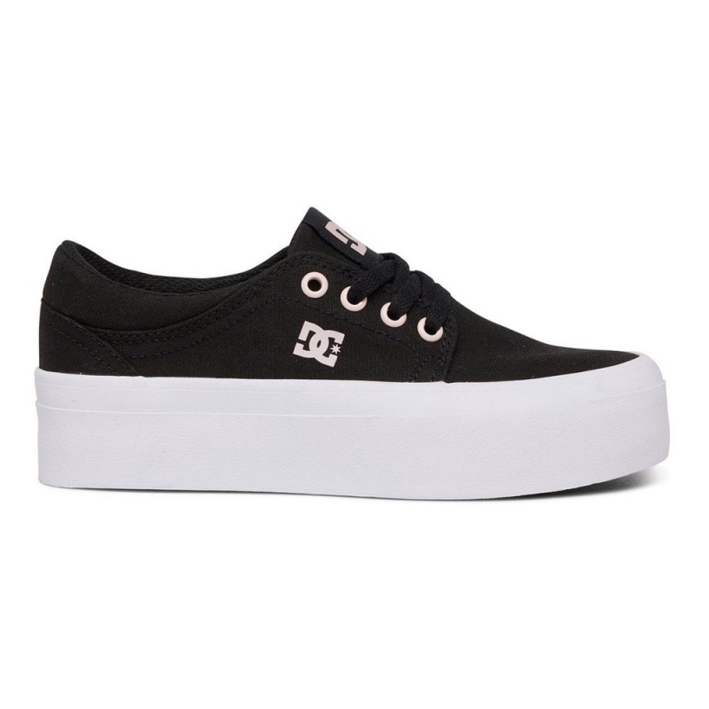 DC Shoes Trase Platform Schoenen Kinderen Zwart Roze | FQA55F-210