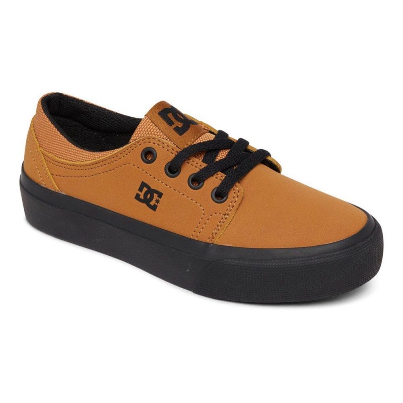 DC Shoes Trase Schoenen Kinderen Bruin Zwart | WBT16K-657