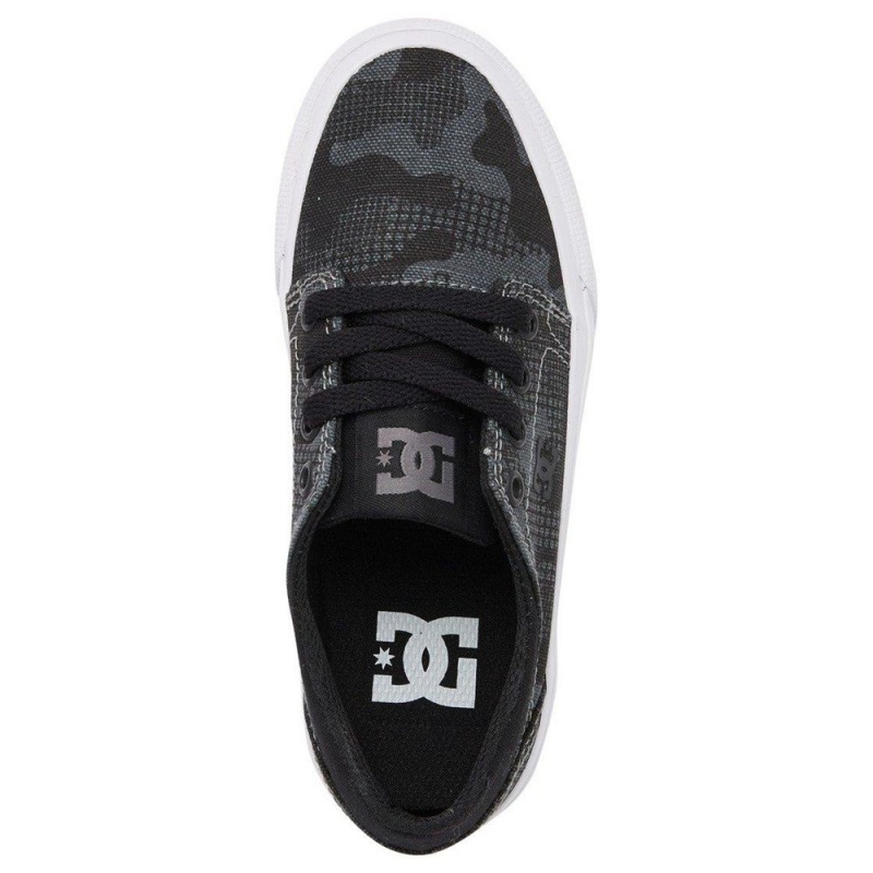 DC Shoes Trase Schoenen Kinderen Zwart Camo | KSZ99U-364