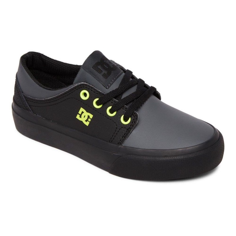 DC Shoes Trase Schoenen Kinderen Zwart Grijs | FPH20J-347