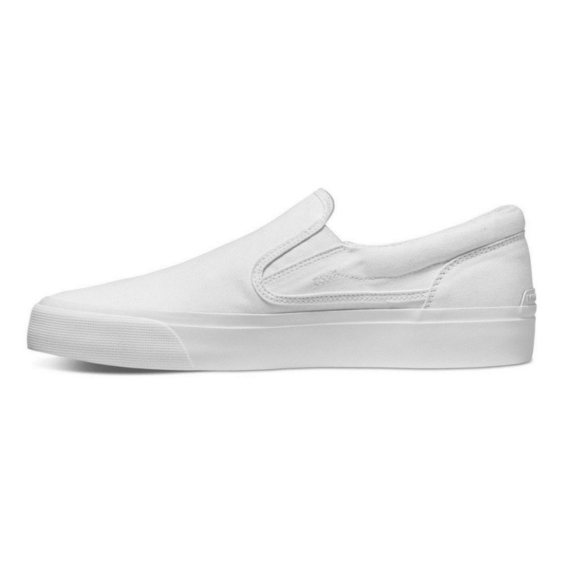 DC Shoes Trase Slip-On Schoenen Heren Wit | ELM43H-094