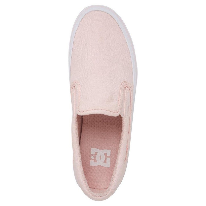 DC Shoes Trase Slip Platform Slip-On High Schoenen Dames Roze | UIC54M-647