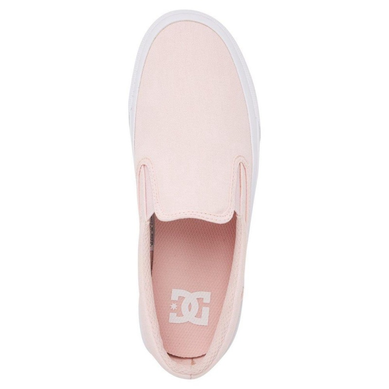 DC Shoes Trase Slip Platform Slip-On Schoenen Dames Roze | GWR61E-654