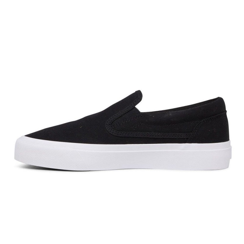 DC Shoes Trase Slip Platform Slip-On Schoenen Dames Zwart | PUQ78R-494