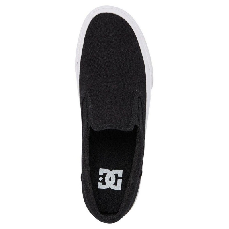 DC Shoes Trase Slip Platform Slip-On Schoenen Dames Zwart | PUQ78R-494