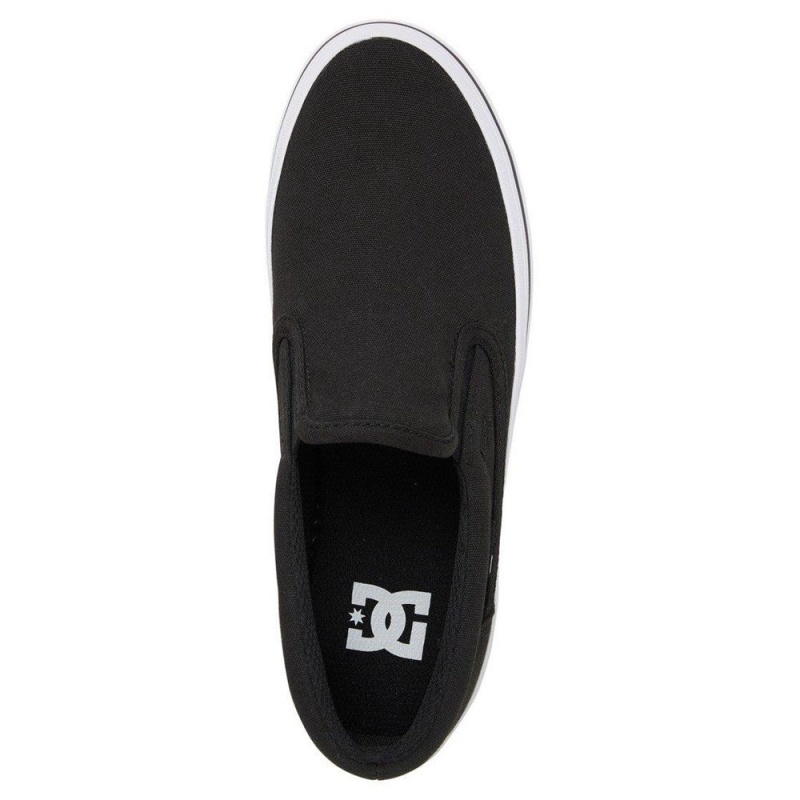 DC Shoes Trase Slip Platform Slip-On Schoenen Dames Zwart Wit | YCA77F-443