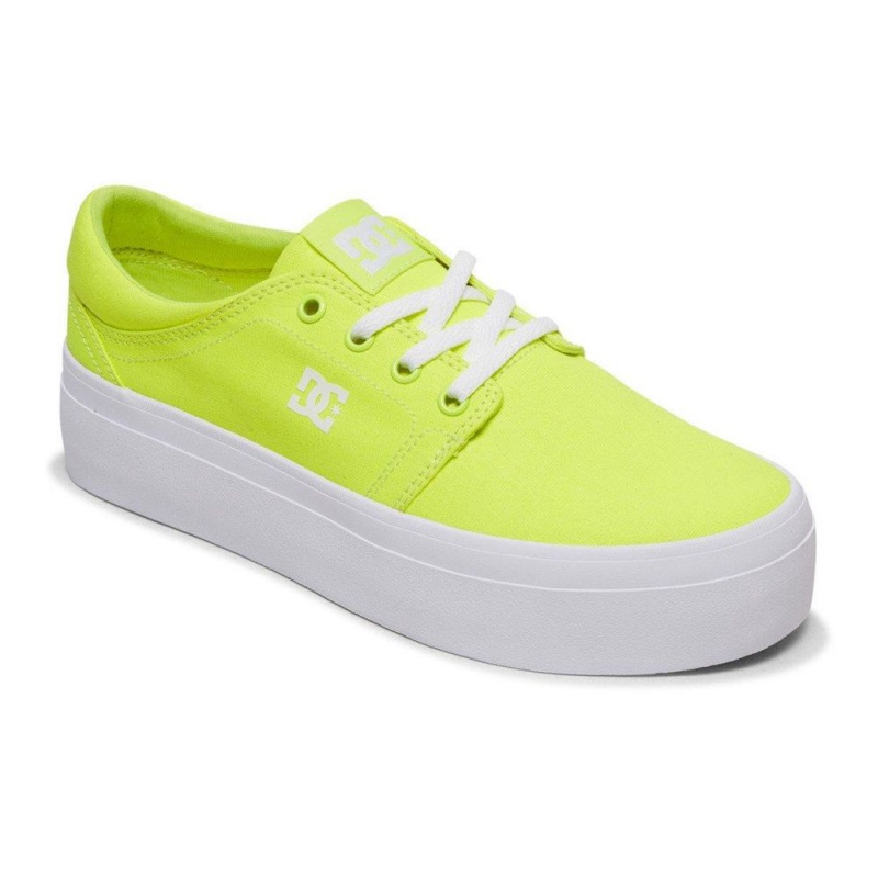 DC Shoes Trase TX Platform Schoenen Dames Geel | ICA92N-124