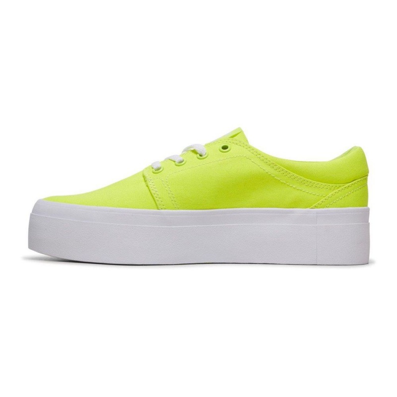 DC Shoes Trase TX Platform Schoenen Dames Geel | ICA92N-124