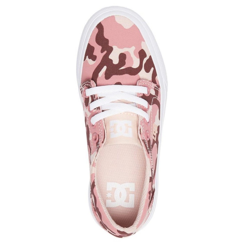 DC Shoes Trase TX SE Schoenen Kinderen Roze Camo | UMF07F-682