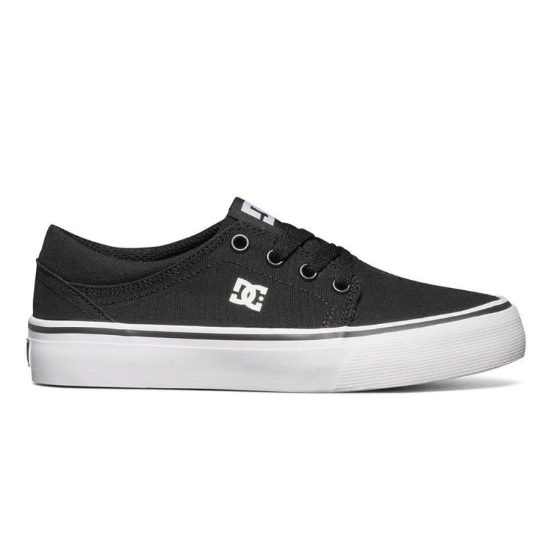 DC Shoes Trase TX Schoenen Kinderen Zwart Wit | JVX85M-559