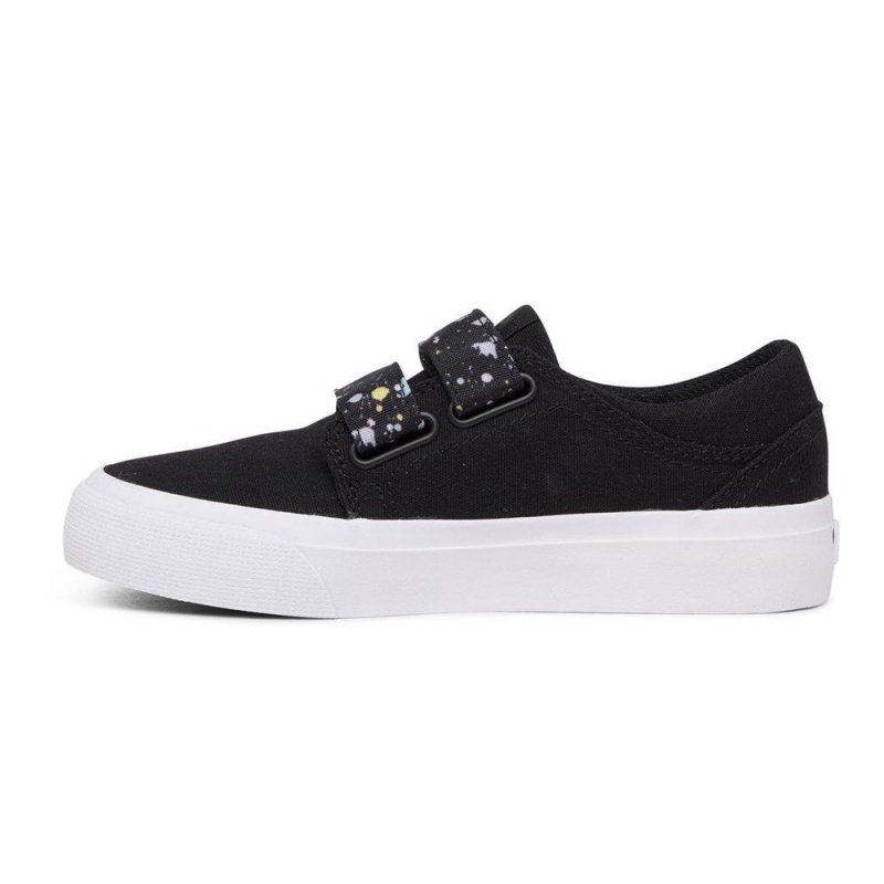 DC Shoes Trase V Leren Schoenen Kinderen Zwart Gekleurd | DPV89X-187