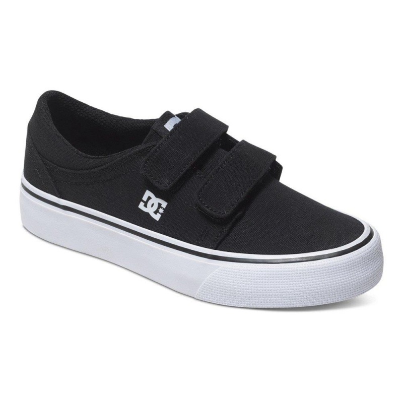 DC Shoes Trase V Schoenen Kinderen Zwart Wit | LIF55V-438