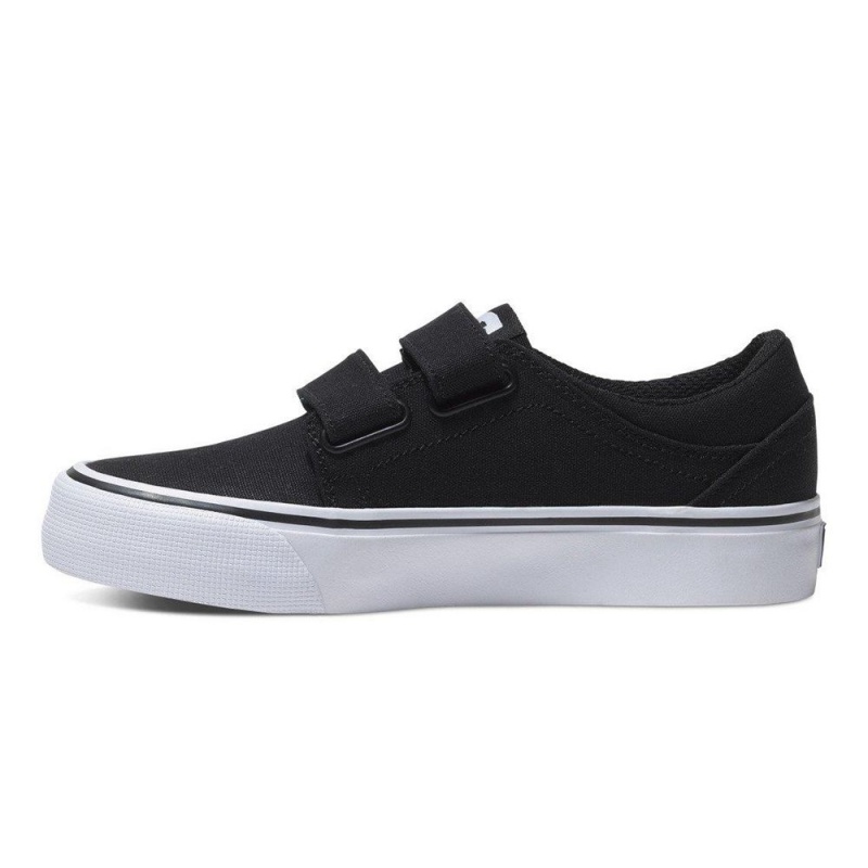 DC Shoes Trase V Schoenen Kinderen Zwart Wit | LIF55V-438