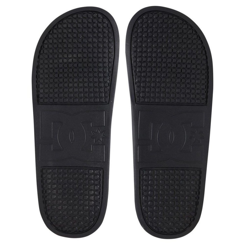 DC Shoes Williams Badeslippers Heren Zwart Grijs | GSX72U-519