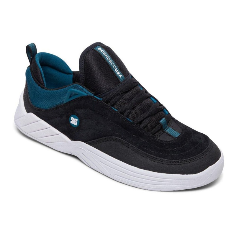 DC Shoes Williams Slim S Suede Schoenen Heren Zwart Blauw | CMX88G-670