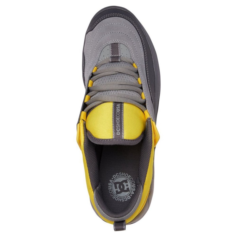 DC Shoes Williams Slim Schoenen Heren Grijs Geel | KUE50Q-570