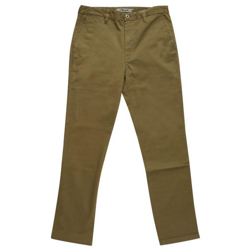 DC Shoes Worker Chino Broek Heren Groen | YSO48O-649