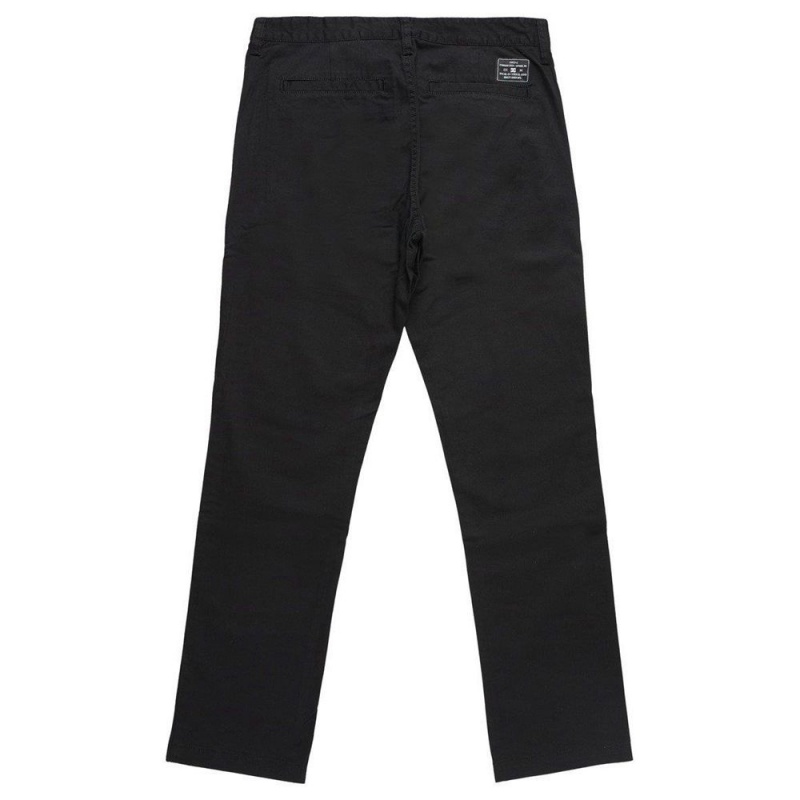 DC Shoes Worker Chino Broek Heren Zwart | LRT52O-764