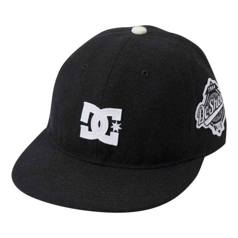 DC Shoes World Champ Baseball Hoed Heren Zwart | ZQI62Y-472